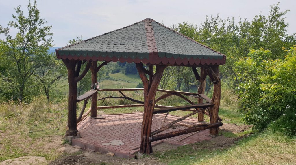 Wooden pavilion