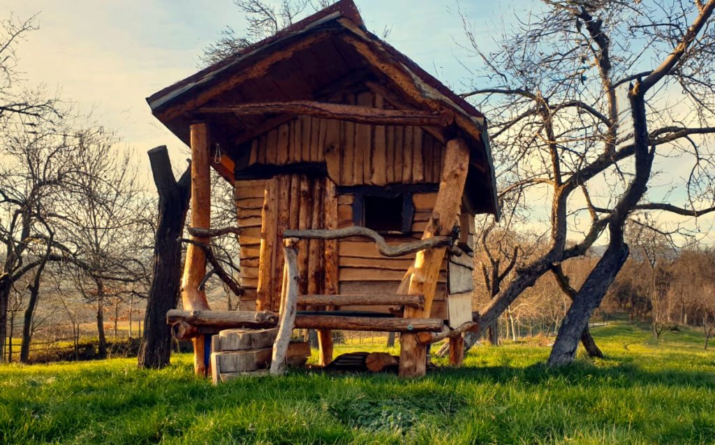 wooden playhouse